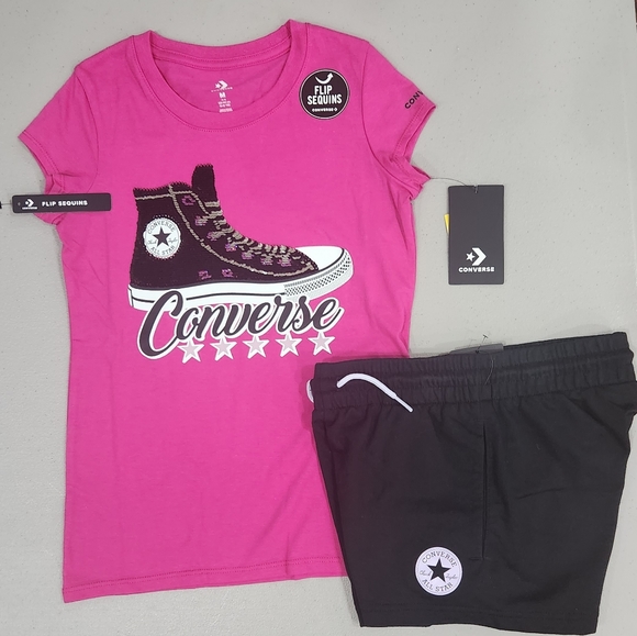 🆕️ Converse Tee w'Flip Sequins - Picture 8 of 8